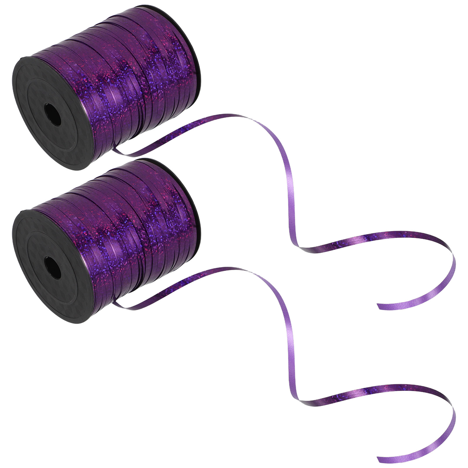 Florist Supply Ribbon - 2個入り バルーンリボンストリング 光沢のあるメタリックカーリングリボン パーティーデコレーション ウェディング 花屋用品用