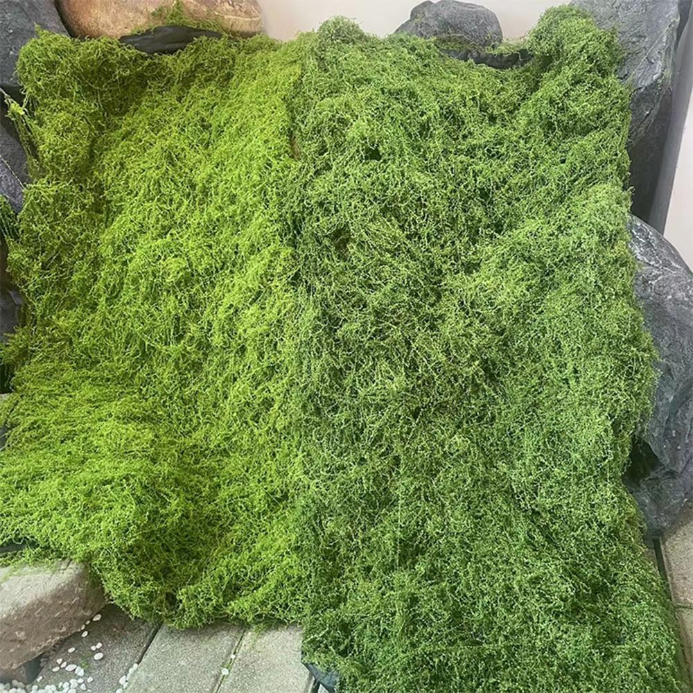 人工保存苔マットグリーン苔シート苔芝生テーブルランナー工芸品 - Preserved Moss Sheet のレビューと価格