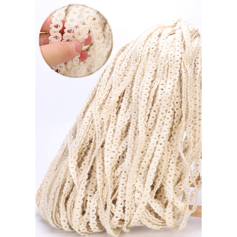 10 メートルレースリネンリボン DIY ブーケ花屋ギフトボ - Florist Supply Ribbon のレビューと価格